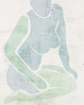 Framed Stretching I Print