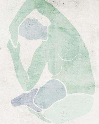 Framed Stretching IV Print