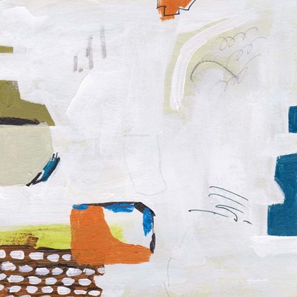 Framed Neon City Lights III Print