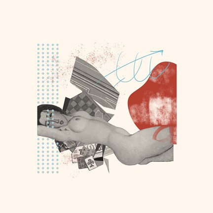 Framed Lost Lullaby V Print