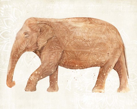 Framed Elephant Wisdom II Print