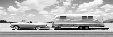 Framed Ready to Go (BW) Print