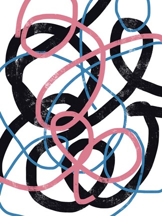 Framed Scribble No. 4 Print