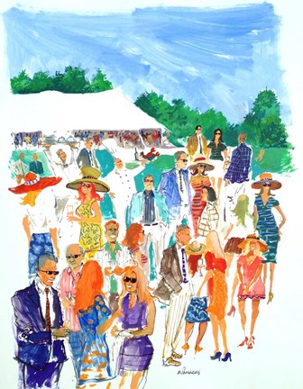 Framed Summer Food Festival Print