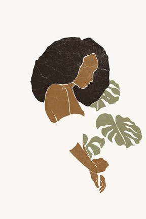 Framed Boho Monstera Leaves I Print