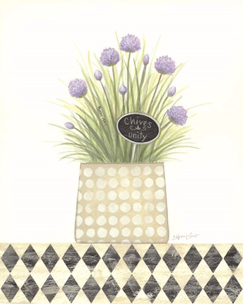 Framed Chives Unity Print