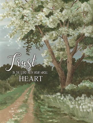 Framed Trust the Lord Print