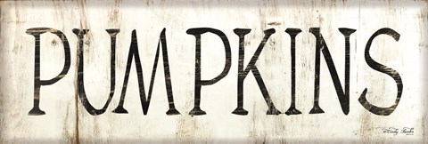 Framed Pumpkins Print