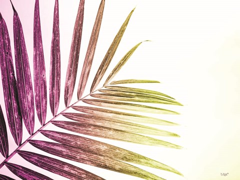 Framed Rainbow Leaf Print