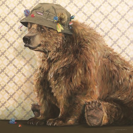 Framed Bone Fishing Print