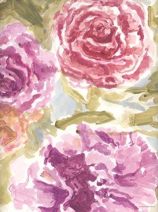 Framed Warm Violet 1 Print