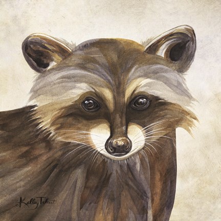 Framed Rigby Raccoon Print