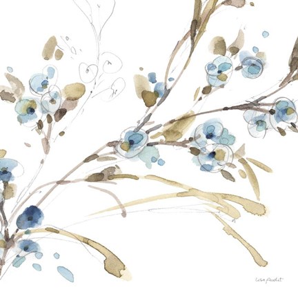 Framed Blue Escape 06 Print