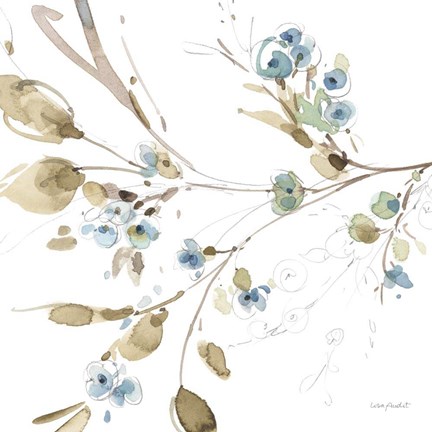 Framed Blue Escape 07 Print