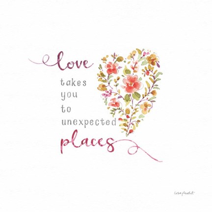 Framed My Blooming Heart Print