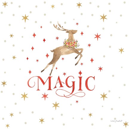 Framed Merry &amp; Bright 11 Print