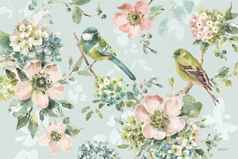 Framed Mint Crush 01 on Mint Print