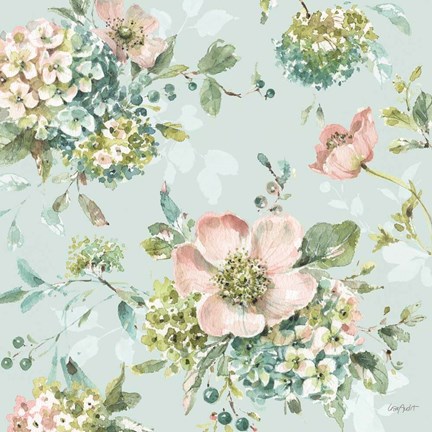 Framed Mint Crush 13 on Mint Print