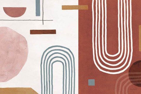 Framed Sierra Abstract 01 Print