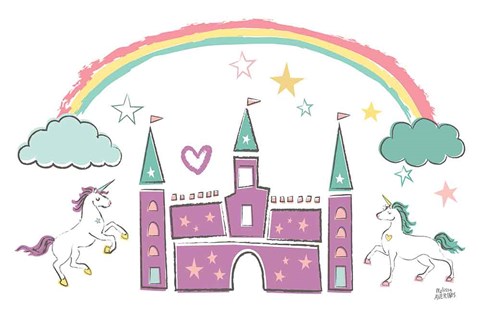 Framed Rainbow Dream IV Print