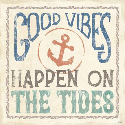 Framed Coastal Portrait III Print