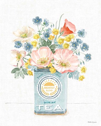 Framed Gardenscape III Print