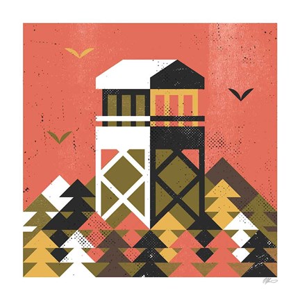 Framed Firewatch Print