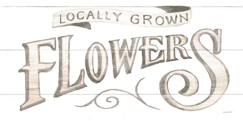 Framed Homegrown Summer Sign IV Print