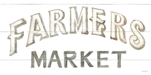 Framed Homegrown Summer Sign I Print