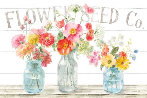 Framed Homegrown Summer I Print