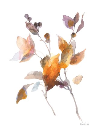 Framed Harvest Cuttings II Print