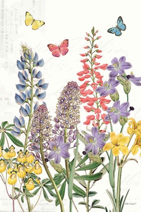 Framed Easter Garden Floral VI Print