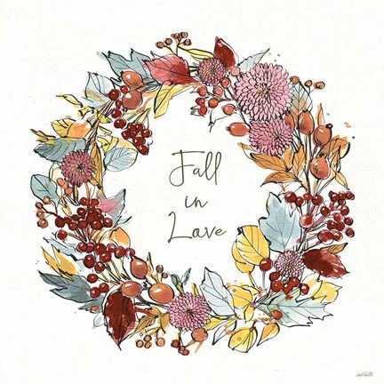 Framed Country Harvest VII Print