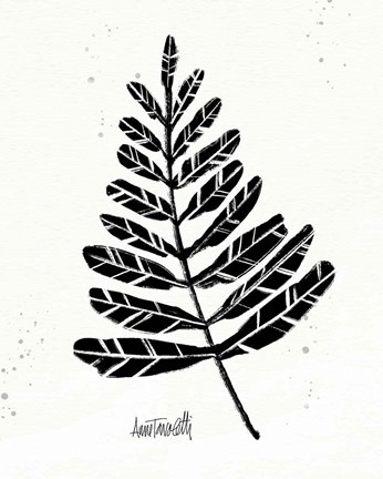 Framed Botanical Sketches II Print