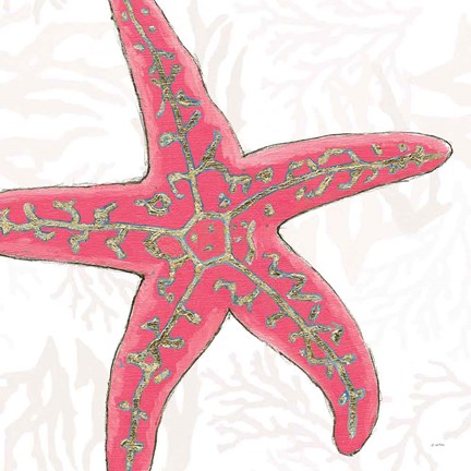 Framed Shimmering Shells VIII Print