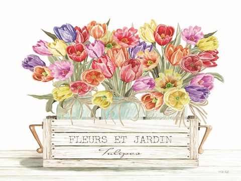 Framed Tulip Trio Print