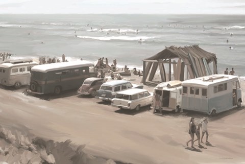 Framed Catch the Wave Print