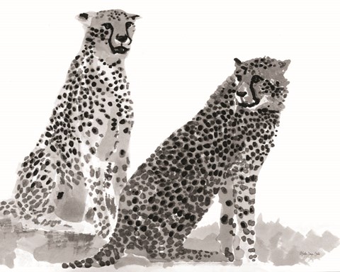 Framed Cheetahs Print