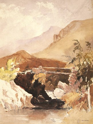 Framed Dreamy Landscape Print