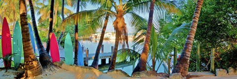 Framed Island Style Print