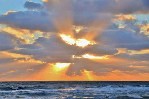 Framed Sunrise Drama Print