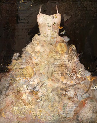 Framed Butterfly Dress Print