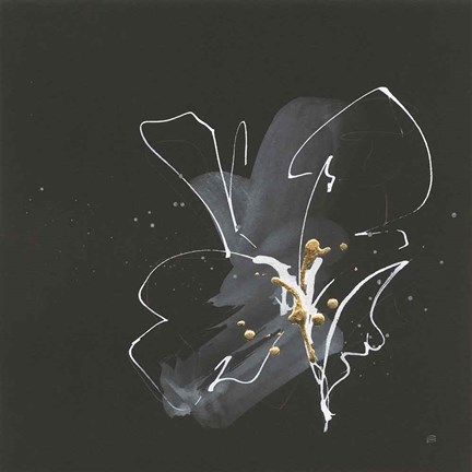 Framed Modern Flower IV Print