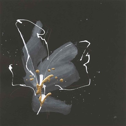 Framed Modern Flower III Print