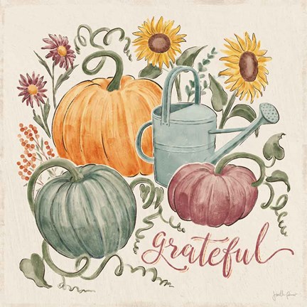 Framed Harvest Jewels II Print