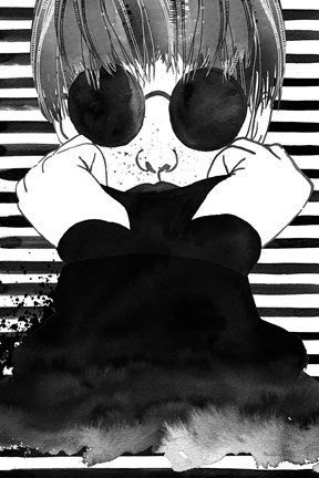 Framed Looking for Paradise Plain Sunglasses Print