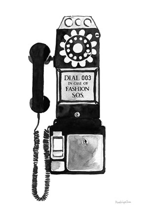 Framed Fashion SOS Print