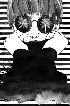 Framed Looking for Paradise Print