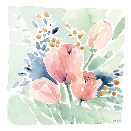 Framed Tulip Bower Print