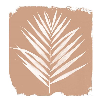 Framed Nature by the Lake Frond III Sq Natural Print